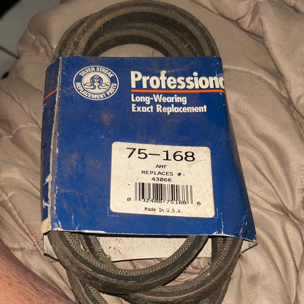 Long-Wearing Replacement Belt – Blue Packaging